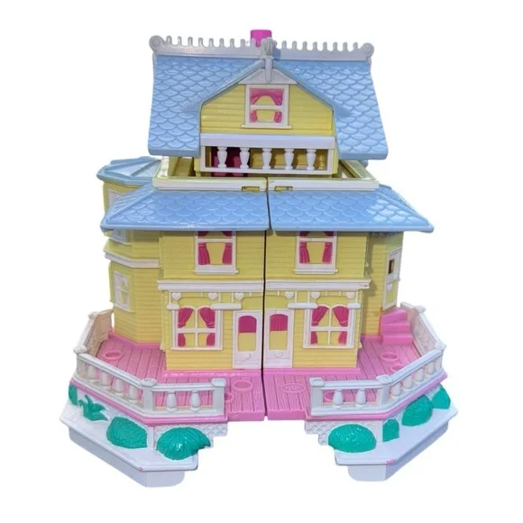1995 Polly Pocket Pop-Up Party Play House Clubhouse ONLY Bluebird Toys 3 Stories - Picture 1 of 15